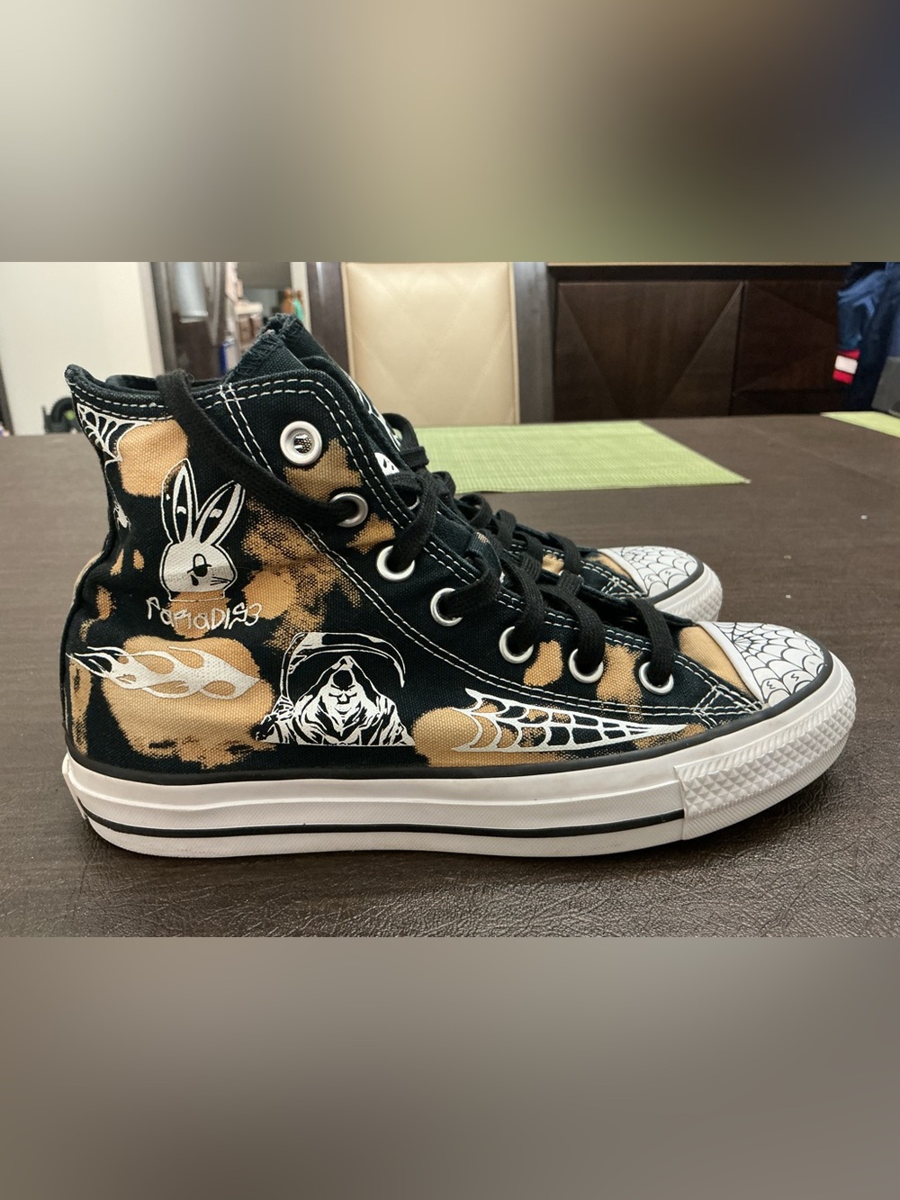 Converse CTAS Pro Sean Pablo Bleach High Top Skate Shoes 7.5 Women/ Men’s 5.5 - Picture 4 of 15